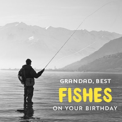 Aperture Photographic Best Fishes On Your Birthday Card