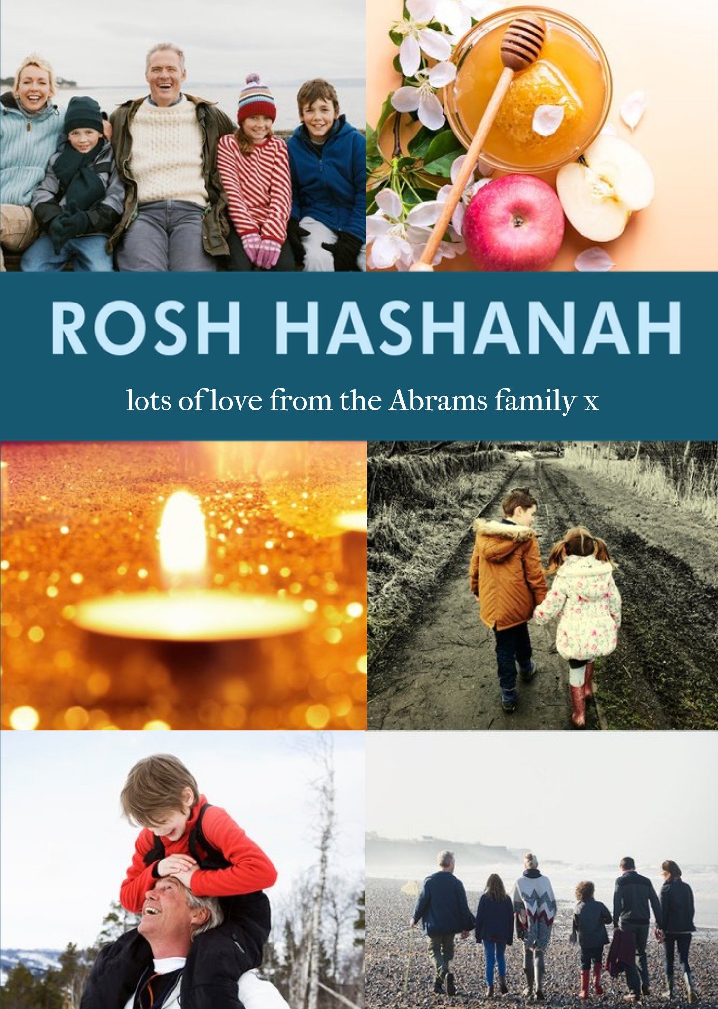 Moonpig Rosh Hashanah Photo Upload Card