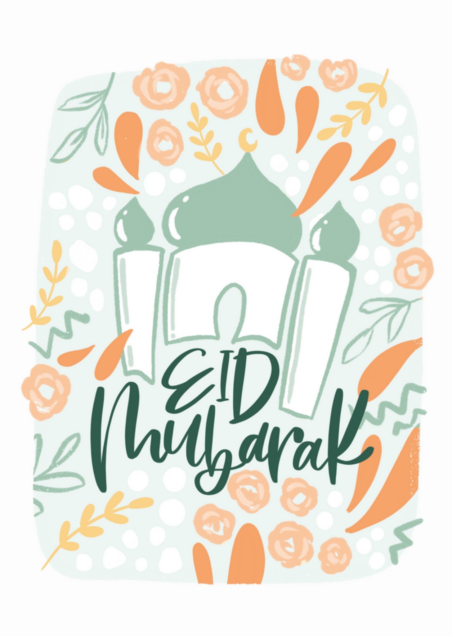 Moonpig Eid Mubarak Card Ecard