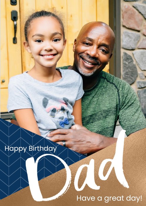 Dad Photo Upload Birthday Card