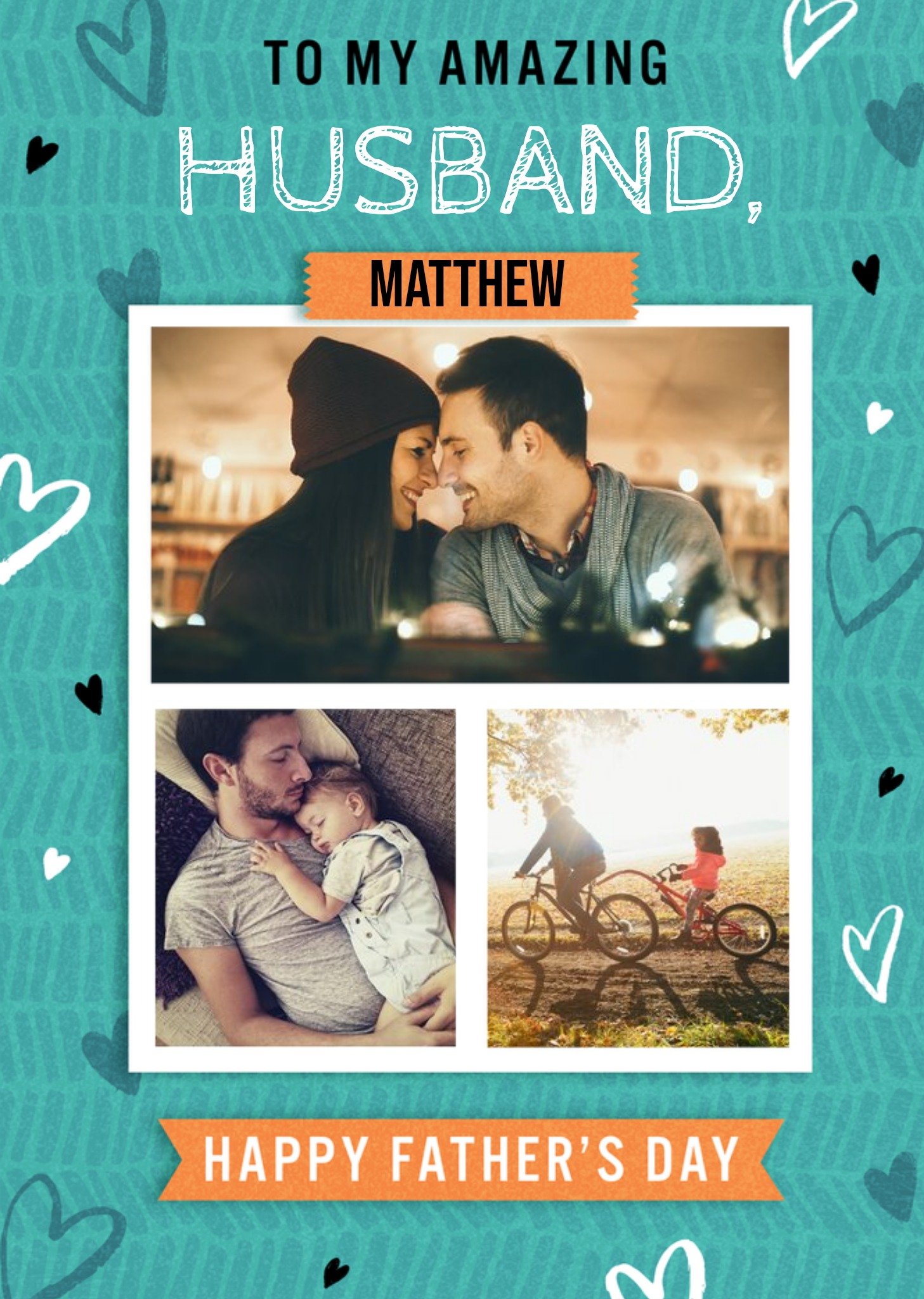 Moonpig Amazing Husband Photo Upload Father's Day Card