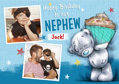 Me To You Tatty Teddy Nephew Happy Birthday Multi-Photo Card