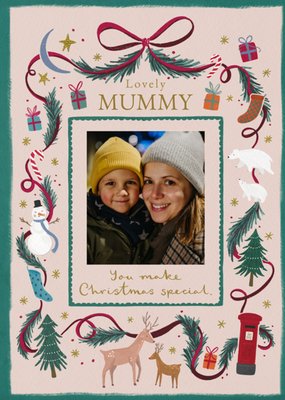 Lovely Mummy Photo Upload Christmas Card