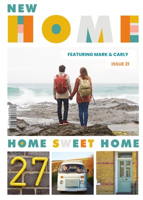 New Home magazine spoof card - photo upload