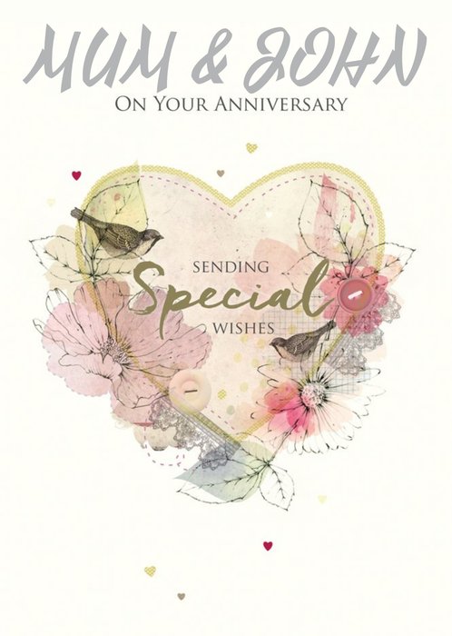 Anniversary Card On your Anniversary sending special wishes