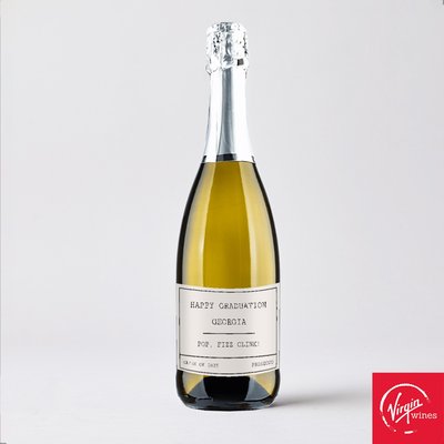 Virgin Wines Happy Graduation Personalised Prosecco 75cl