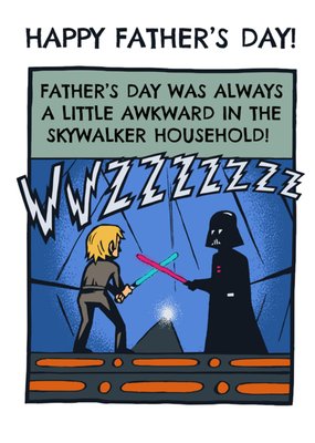 Star Wars Skywalker Household Humour Illustrated Card