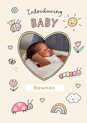 Introducing Baby Photo Upload New Baby Card