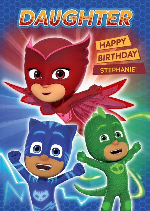 PJ Masks Birthday Card - Daughter - Happy Birthday