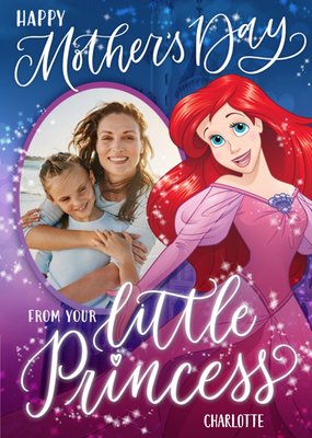 Disney Princess Ariel From The Kids Mother's Day Photo Card