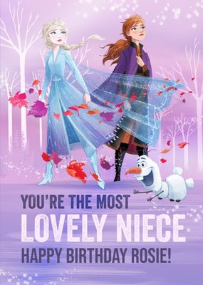 Disney Frozen 2 Lovely Niece Birthday Card