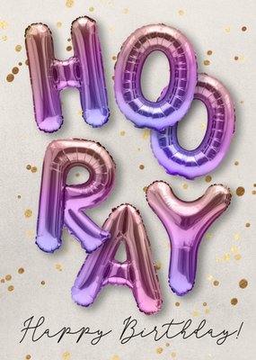 Hooray Happy Birthday Card