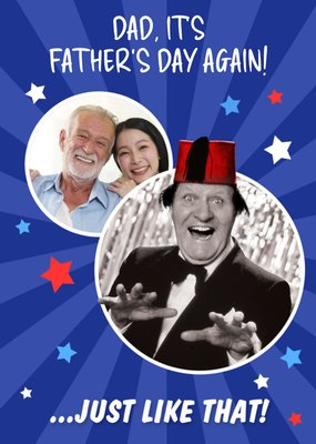 Tommy Cooper Just Like That Photo Upload Card