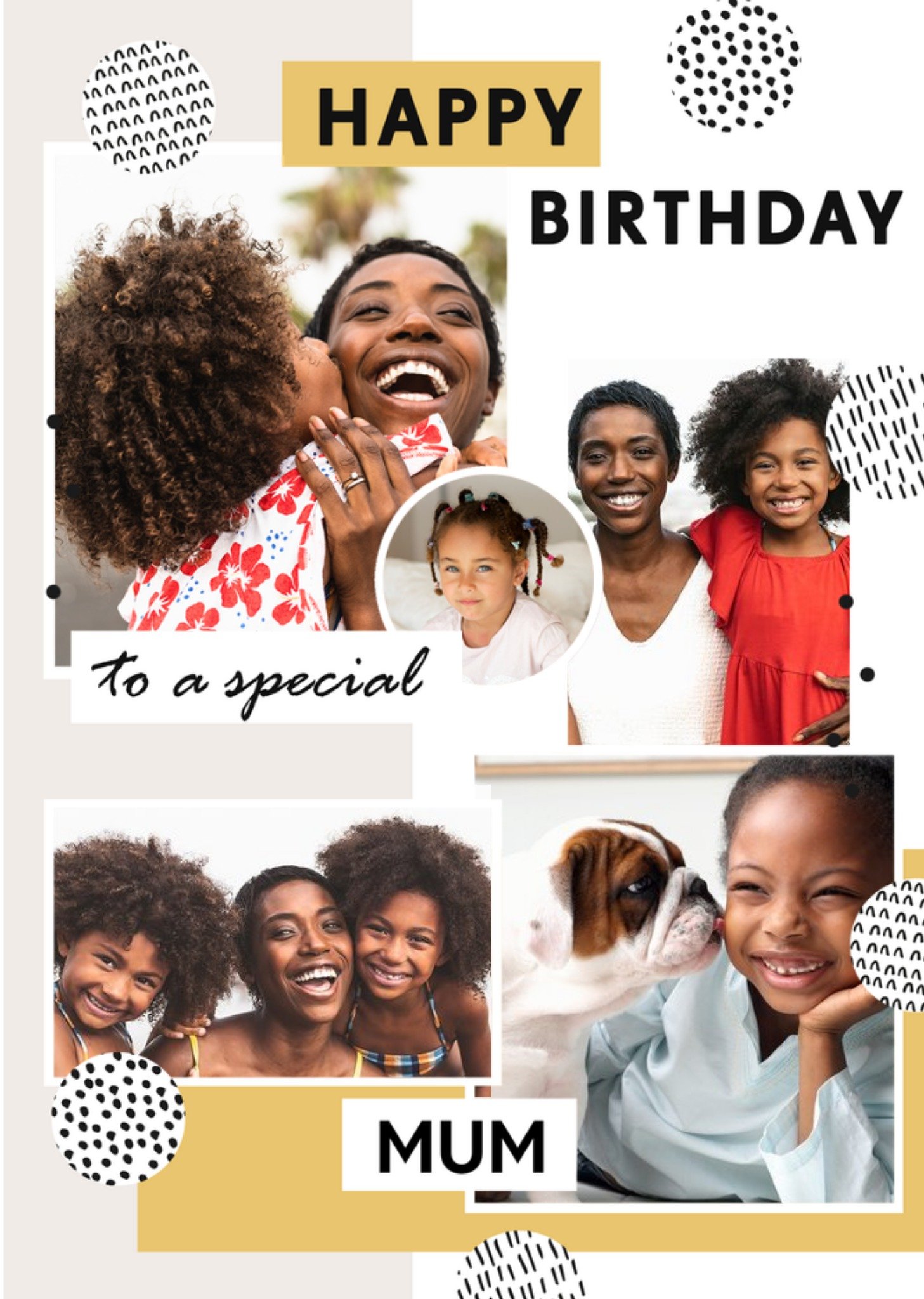 Moonpig Bougie Mum Photo Upload Birthday Card