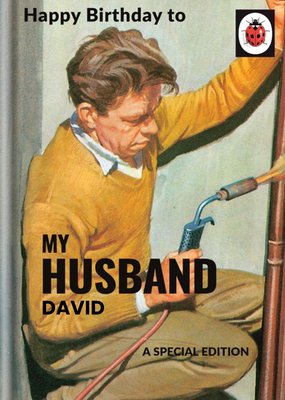 Ladybird Books for Grown-Ups Birthday Card for Husband