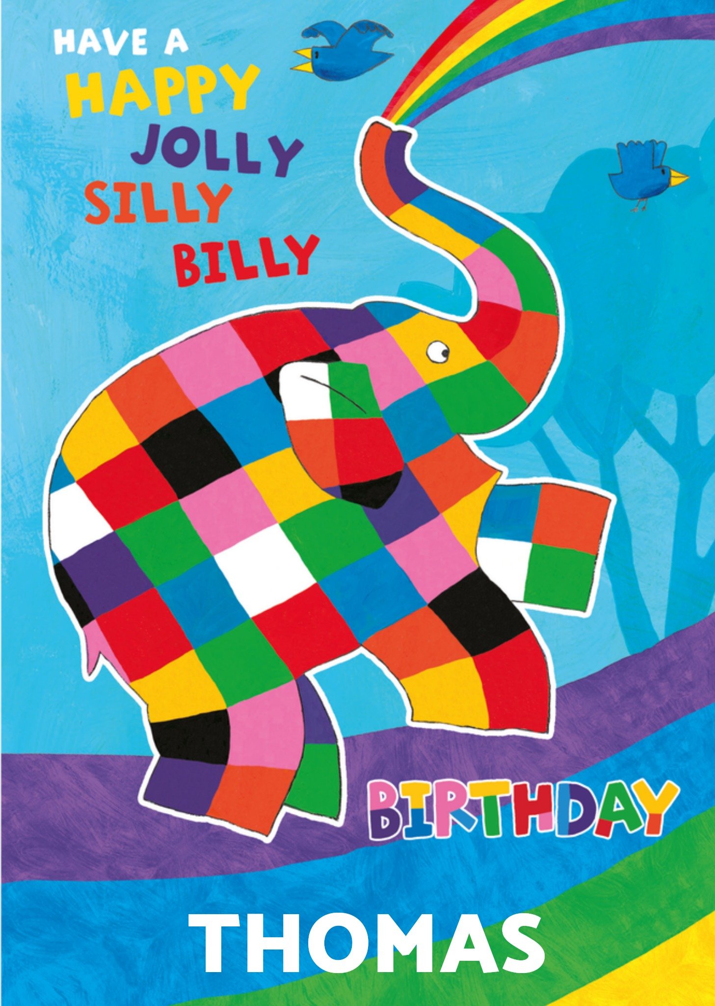 Moonpig Danilo Elmer Have A Happy Jolly Silly Billy Birthday Personalised Card