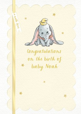 Disney Dumbo New Baby Card
