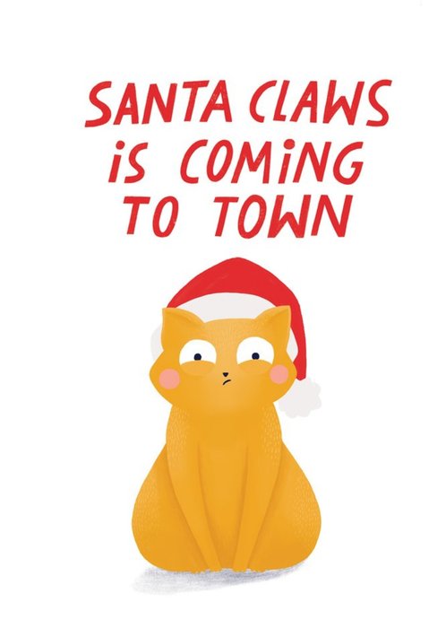 Santa Claws Card