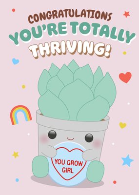 Swizzels Posh Paws Congratulations You’re Totally Thriving Card