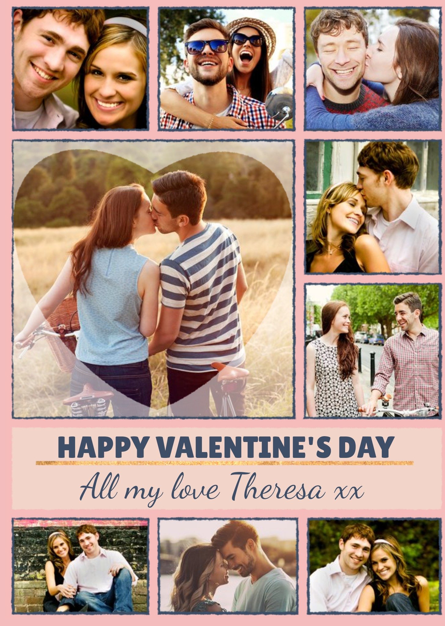 Moonpig Happy Valentines Day Multiple Photo Upload Valentines Card