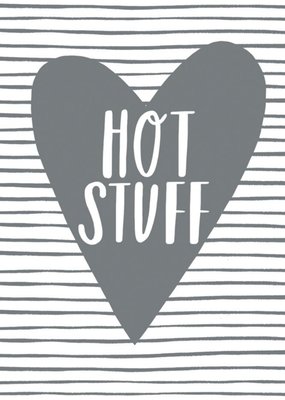 Hot Stuff Hearts and Stripes Card