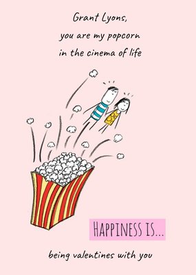 Popcorn In The Cinema Of Life Card