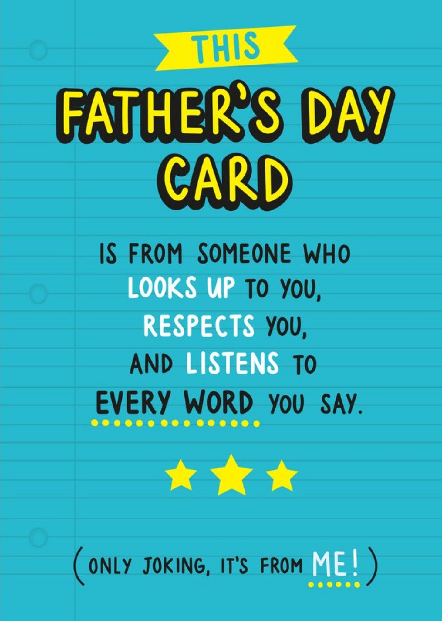 Moonpig Funny This Fathers Day Card