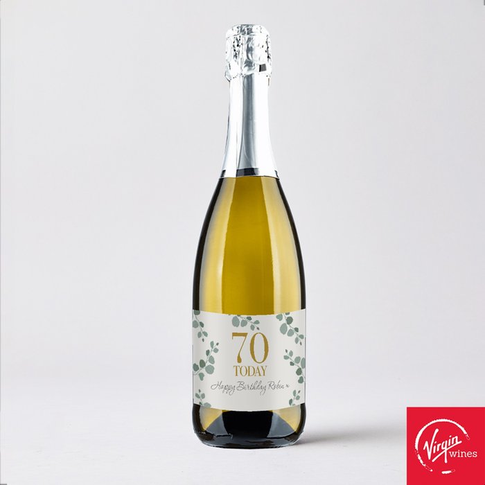 Virgin Wines Personalised Birthday Milestone Prosecco