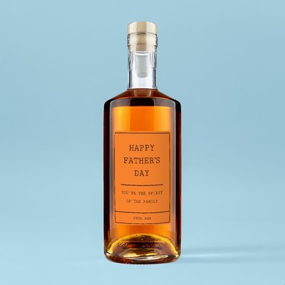 Personalised Happy Father's Day - Spirit Of The Family Rum 70cl
