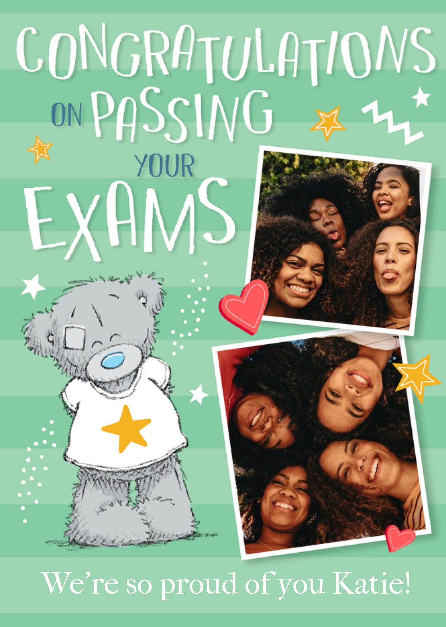 Tiny Tatty Teddy Tatty Teddy Congratulations On Passing Your Exams Card