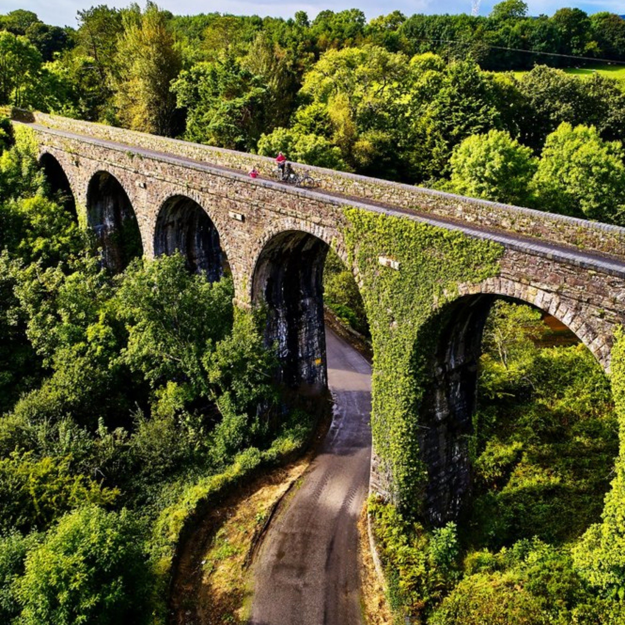 Moonpig Photographic Durrow Viaduct, Waterford Greenway, County Waterford, Ireland Just A Note Card