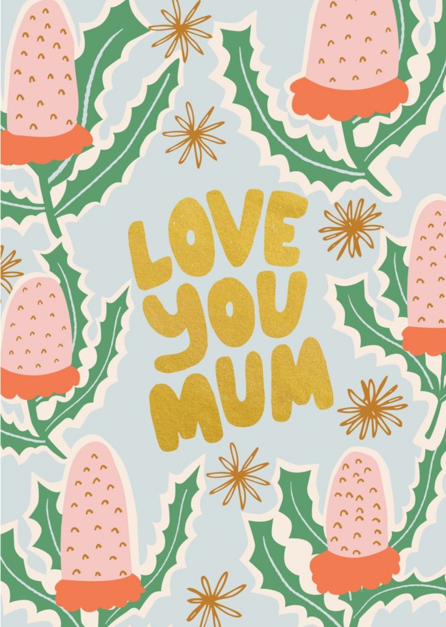 Moonpig Beck Ng Illustration Floral Mother's Day Mum Australia Card