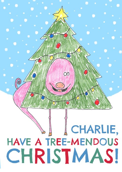 Have A Tree-mendous Christmas Card