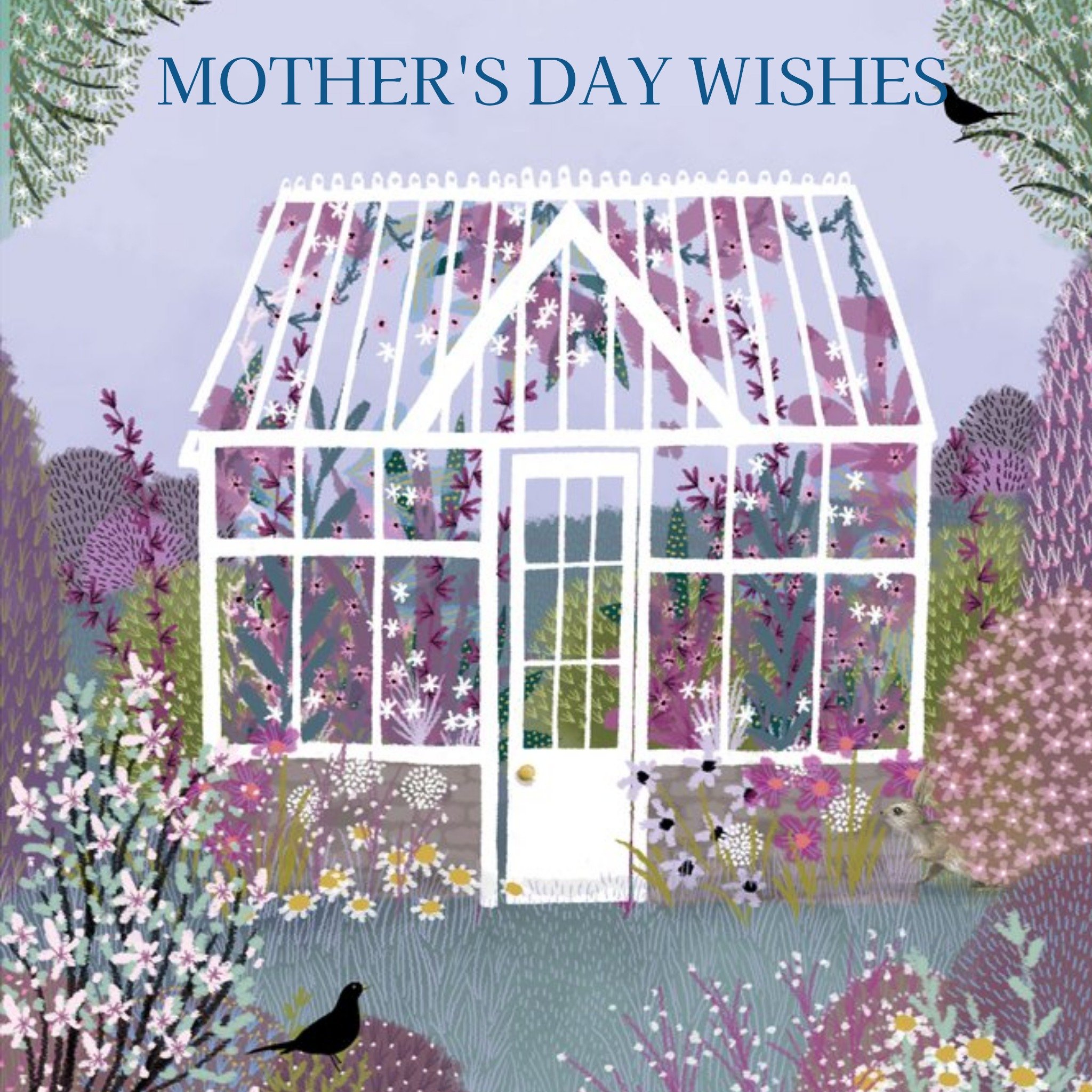 Moonpig Pigment Traditional Home Garden Illustration Mother's Day Card