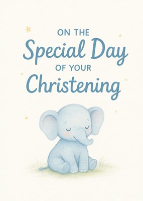 On The Special Day Of Your Christening Card