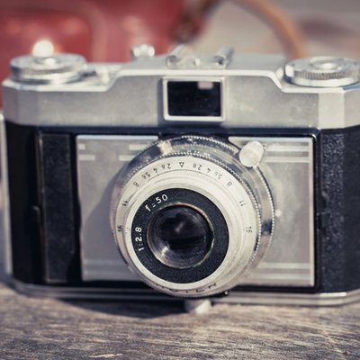 Vintage Camera Photography Card