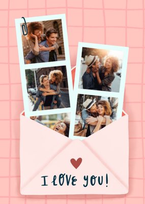 I Love You Photo Upload Card
