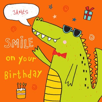 Oodles Smile On Your Birthday Card