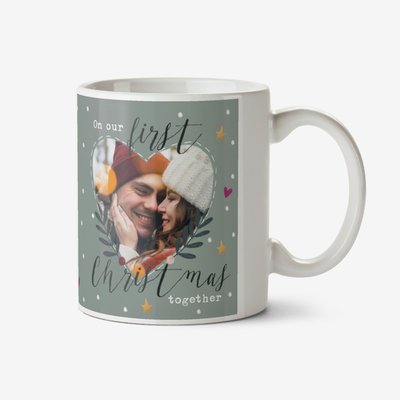 First Christmas Together Photo Upload Mug