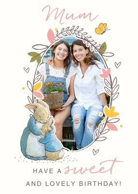 Beatrix Potter Happy Birthday Mum Photo Card