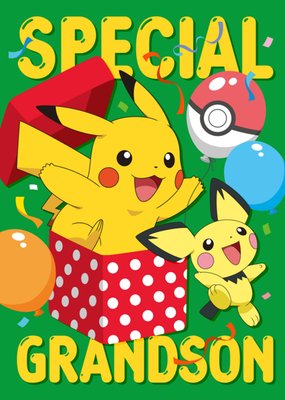 Pokémon Special Grandson Character Card
