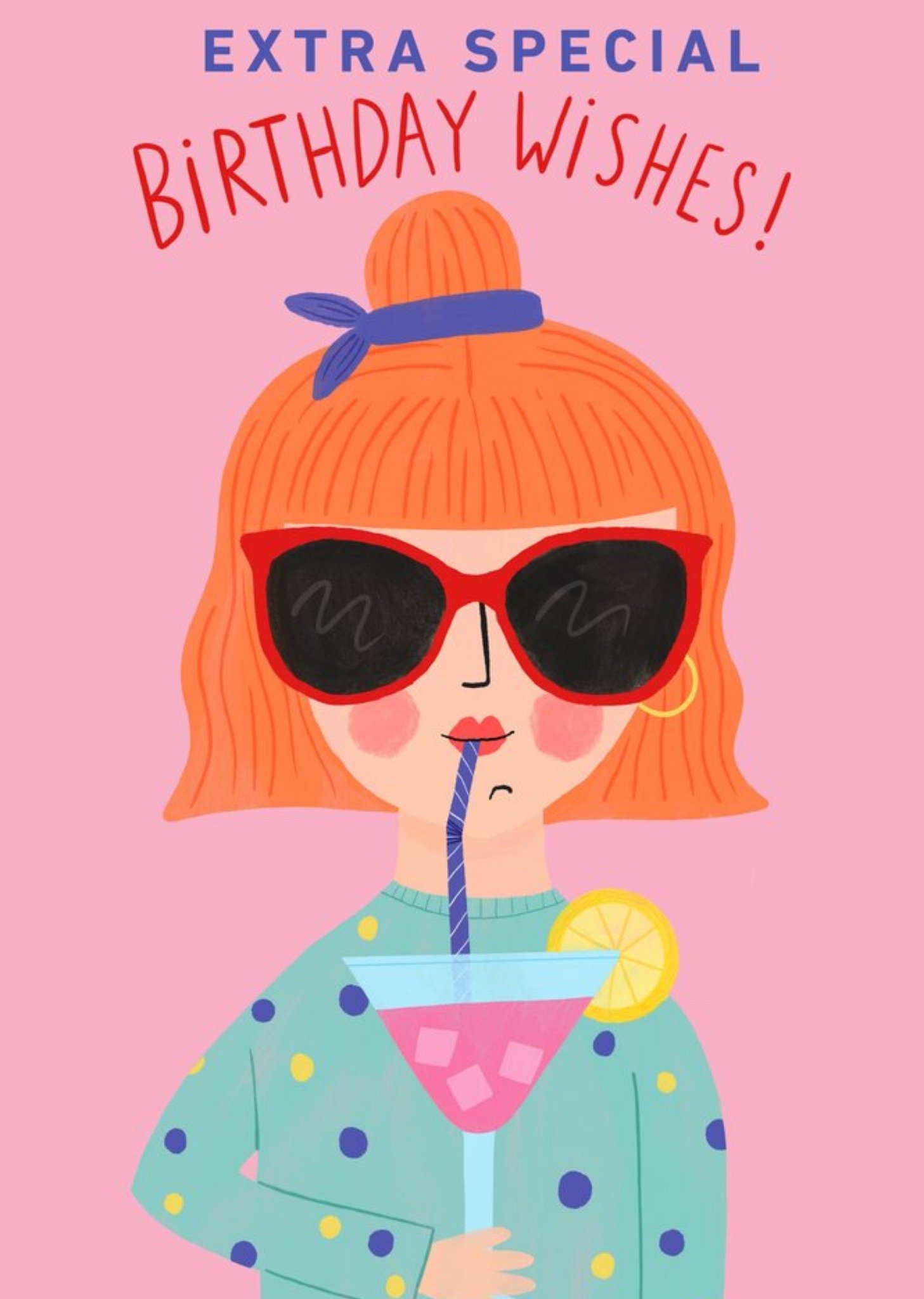 Other Yay Today Illustrated Extra Special Birthday Wishes Card