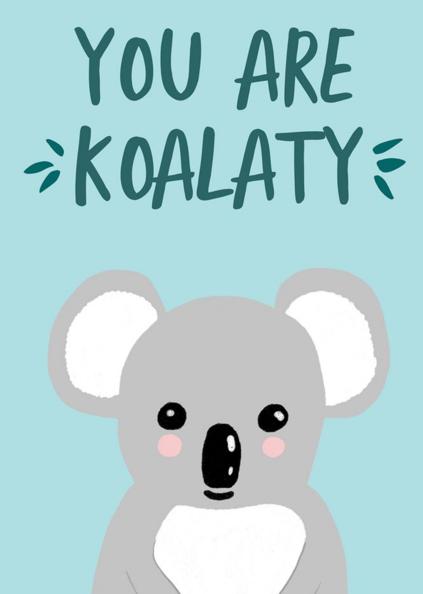Moonpig Gabi & Gaby Cute Illustrated Koala Pun Card