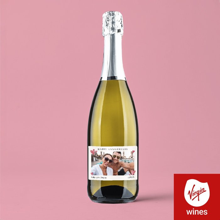 Personalised Happy Anniversary Prosecco 75cl