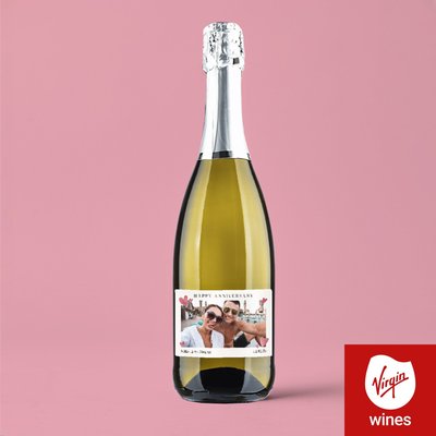 Personalised Happy Anniversary Prosecco 75cl