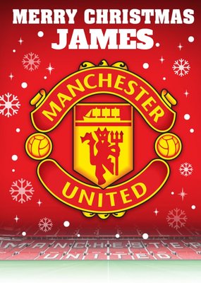 Manchester United FC Football Club Christmas Card