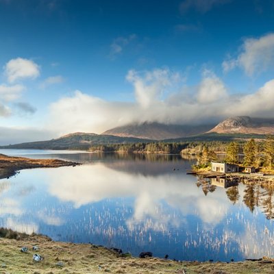 Photographic Winter Sunrise in Connemara, IrelandJust A Note Card