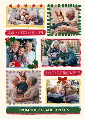 Sending Lots Of Love Photo Upload Christmas Card