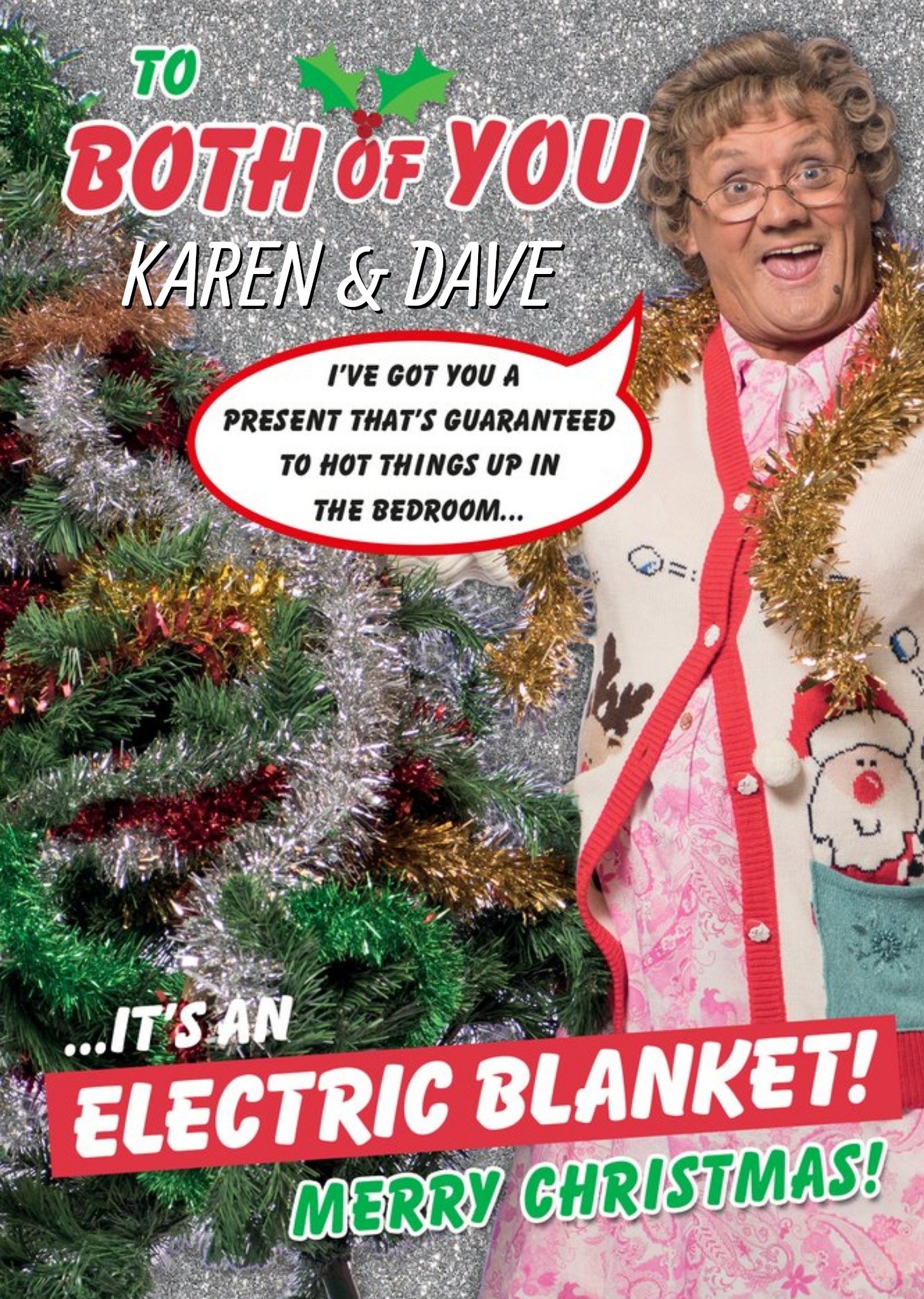 Moonpig Funny Mrs Brown's Boys Joke Christmas Card