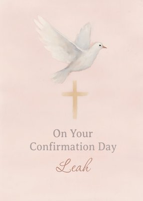 On Your Confirmation Day Illustrated Card